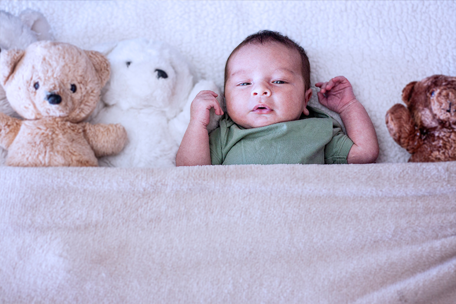 Bnaby blanket blue